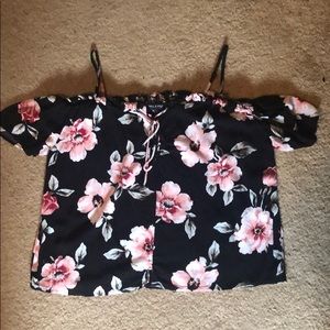 Kendall & Kylie Off The Shoulder Top